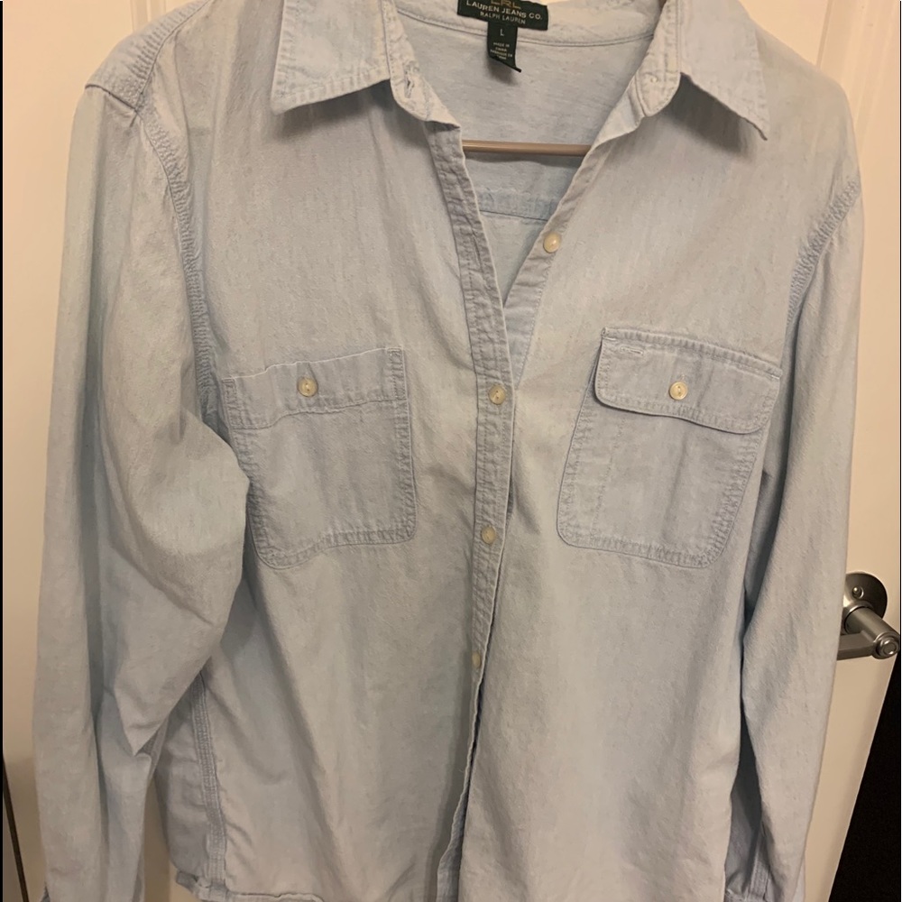 Ladies Ralph Lauren jean shirt, great condition